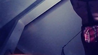 Onlyfans BABE LollipopLexii SQUIRTS on glass table! Upskirt POV!