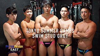 Tokyo Summer Games: Swim Stud Orgy