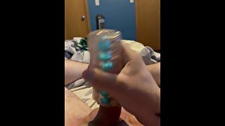 A little toy play with a nice cumshot