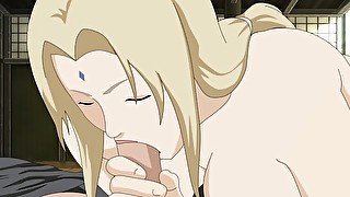 NARUTO GETS A BLOWJOB FROM TSUNADE (HENTAI)