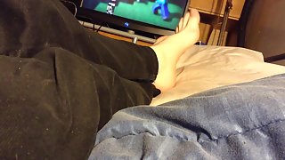 Feet in bed relaxing (FootFetish)