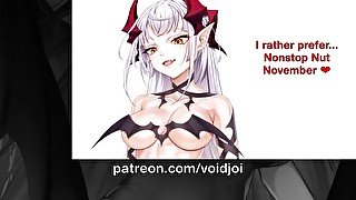 NNN - Nonstop Nut November November's Patreon Exclusive Hentai JOI PREVIEW