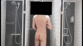 locker room shower