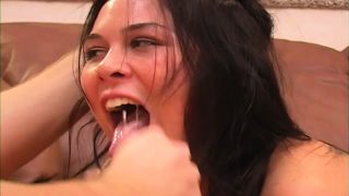 Wild Ashley Blue indulges in rough anal sex and gets a mouthful of cum