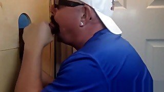 Big Cock Delivers At The Gloryhole