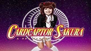 Leana Lovings As CARDCAPTOR SAKURA Testing Power Of Your Hard D