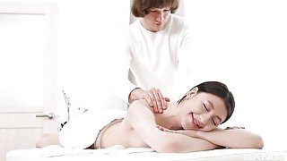 Rin White Gets Creampied From Her Horny Massage Therapist