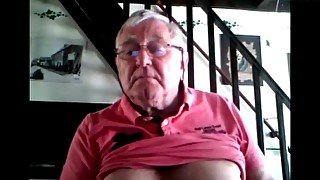 Grandpa stroke on webcam 2