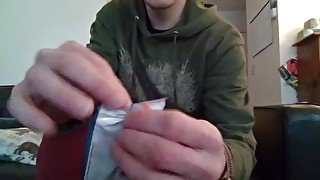 Opening a Pack of Trading Cards