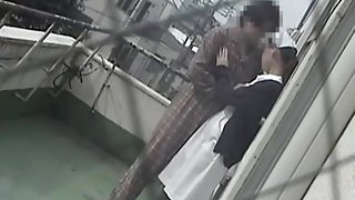 Cute nurse banged hard in voyeur Japanese sex video