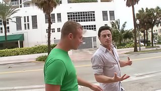 Steamy Tristan Phoenix And A Gay Dude Go Hardcore In Public