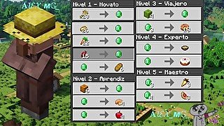 😲COMO HACER un ALDEANO GRANJERO, TODOS los TRADEOS y 3 CURIOSIDADES‼  1.19,1.20 Minecraft Bedrock