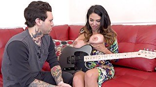 Missy Martinez gets her pussy tuned by her guitar instructor - BangConfessions