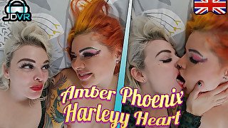 Climax With Us With Amber Phoenix And Harleyy Heart