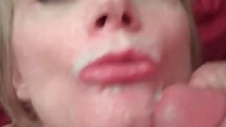 Making The GILF Cum With Facial