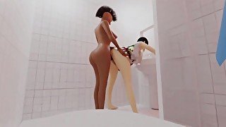 Ebony Futa fucks a white Bitch