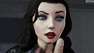 Elizabeth Plays With Another Characters Cock From Bioshock