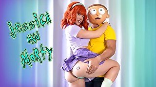 RICK & MORTY - 'Morty Finally Get's to Give Jessica His Pickle! And Glaze Her Face!'