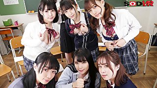 Invited To The Girls Health Class As A Teaching Model - Jav Vr Harem Pov With Urara Kanon, Yuki Mishima And Nanami Yokomiya