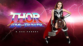 Your Fuck With Freya Parker As JANE MIGHTY THOR Will Become Extraordinary Myth VR Porn