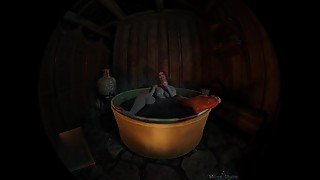 The Awakening bath time VR hentai