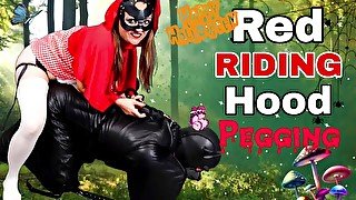 Red Pegging Hood! Femdom Anal Strap On Bondage BDSM Domination Real Homemade Amateur Milf Stepmom