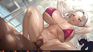 Daily life with my succubus boss Part 2 Sinful Poolside Fun