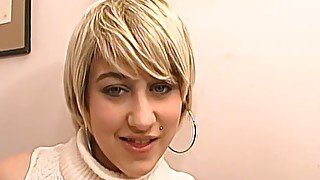 Blonde College Cutie Gets Fucked Like A Pro