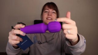 Review - Minote Personal Wand Vibrator Cordless Handheld Powerful Therapeutic Massager with 8 Speeds