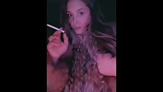 Smoking in fur