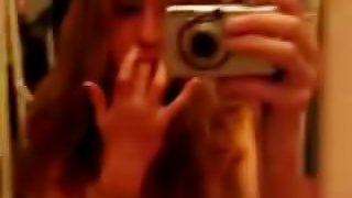 Naughty Teen Masturbates In Front Of The Camera