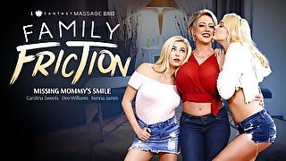 Carolina Sweets & Dee Williams & Kenna James in Family Friction 4: Missing Step mommy's Smile, Scene #01 - FantasyMassage