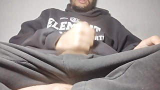 Creampieing a condom Cumshot