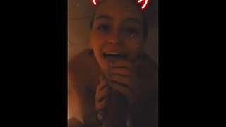 Horny best friend caught masterbating in shower Part 1