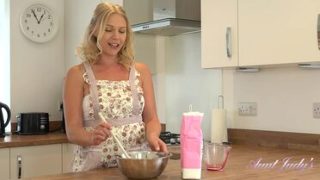 Abi Cooking Lesson Turns Into Messy Masturbation