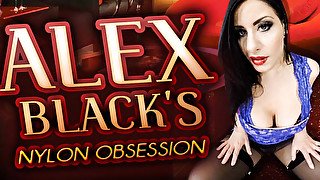 Alex Black in Alex Black's Nylon Obsession - StockingsVR