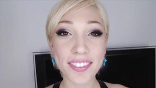 Handsome youthful harlot Lily Labeau gives an amazing BJ