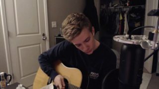 Stepbro plays guitar and eats a burrito (Foot reveal at 20 subs)