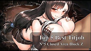 Top 5 - Best titjob in video games compilation ep.1