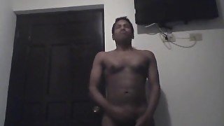 Muscle hot boy with big dick does masturbation until cum