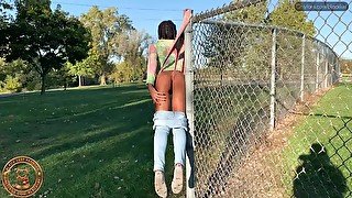 Best Public Ebony Hanging Wedgie Ever