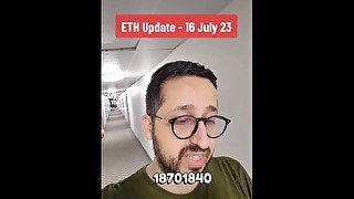 Ethereum price update as of 16th July 23 with stepmom