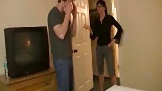 Angry milf jerks off a big-dicked dude