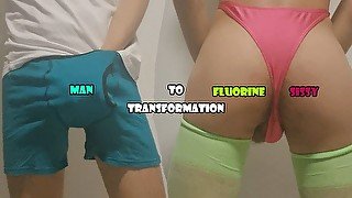 Man To Fluorine Sissy Transformation