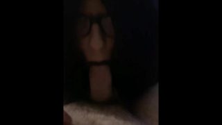 Sissy Goth Crossdresser Blowing Daddy 