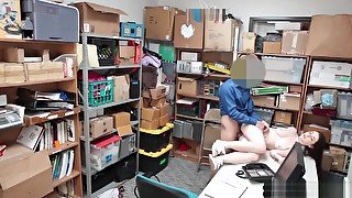 Hot Smart Ass teen 18+ Gets Caught Stealing And Hard Fucked