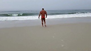 Fire Island slow motion beach walk