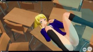 [CM3D2] - Love Live Hentai, Eli Ayase Stays After School For Sex