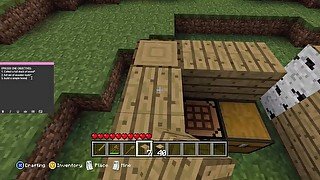 getting wood in minecraft  ep 1