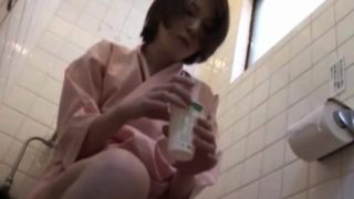 Japanese petite babes in secret footage